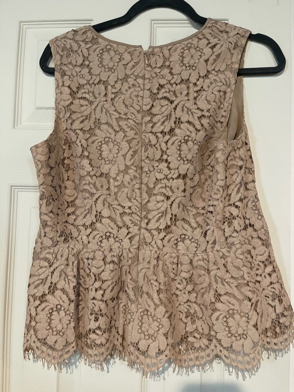 J. Crew Blush Lace Shirt - Picture 2 of 3